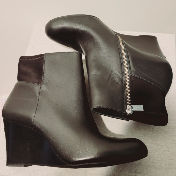 Michael Kors Wedge Ankle Booties w/ Zipper - Picture 16 of 16